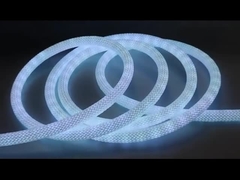 आरजीबी स्मार्ट व्यास 20 मिमी निविड़ अंधकार बुना नीयन एलईडी पट्टी रोशनी सजावट के लिए