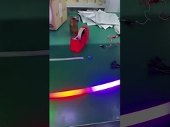 360° गोल 25 मिमी जादू रंग बाहरी नियंत्रण डिजिटल लाइट बार पता करने योग्य आरजीबी एलईडी नीयन