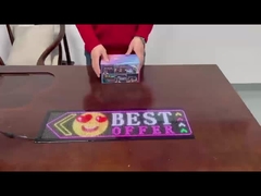 32*128 कार ट्रक विंडशील्ड सॉफ्ट डेकल स्क्रीन एनीमेशन एलईडी पैनल ऐप रिमोट कंट्रोल के साथ