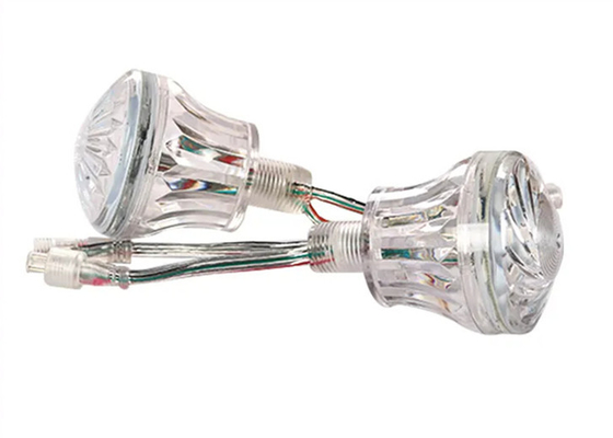 24v आरजीबी WS2811/UCS1903 एलईडी मनोरंजन प्रकाश पिक्सेल प्रकाश Cabochon एलईडी 60mm 18 एलईडी
