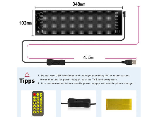 एप्लीकेशन नियंत्रण एलईडी साइन बोर्ड