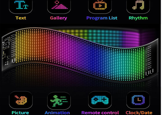 एप्लीकेशन नियंत्रण एलईडी साइन बोर्ड