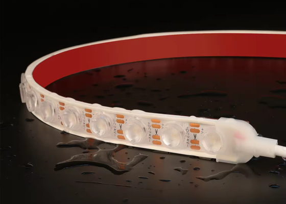 डीसी 24V 24W 1LED वाटरप्रूफ सॉफ्ट स्ट्रिप व्हाइट लाइट एलईडी लेंस वॉल वॉशर