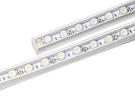 बेंडेबल 16*16 MM लचीला एलईडी रैखिक ऑप्टिकल लेंस DC24V IP65 वाटरप्रूफ वॉल वाशर लाइट