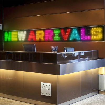 ब्लूटूथ लचीला एलईडी साइन बोर्ड