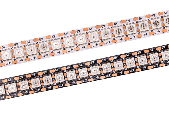 HD107S 5V Full Color Smart Pixel LED Strip 144led SMD5050 RGB Individual Addressable Digital Gaming Light Strip